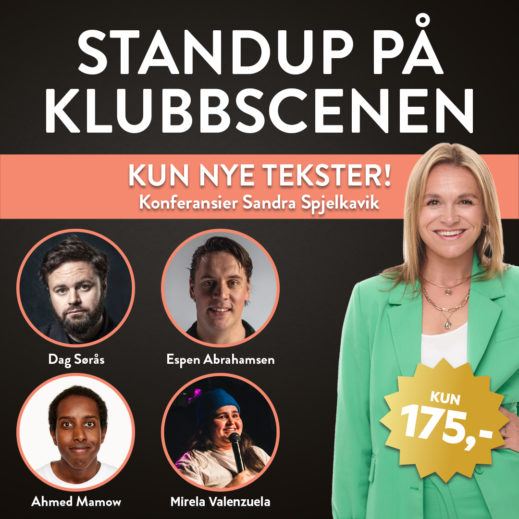 Standup på Klubbscenen - Nye Tekster!