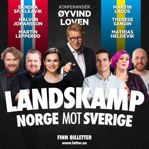 Landskamp på Latter